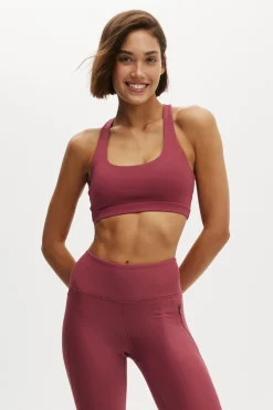 Active Core Keyhole Back Crop
