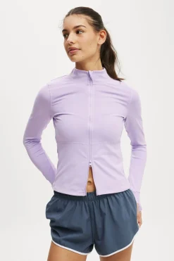 Active Core Zip Through Long Sleeve