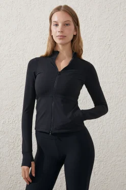 Active Core Zip Through Long Sleeve
