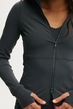Active Core Zip Through Long Sleeve