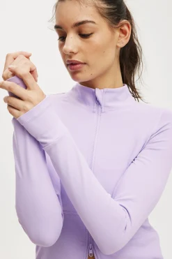 Active Core Zip Through Long Sleeve