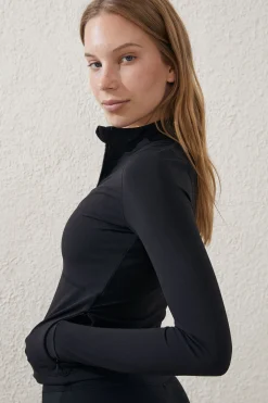 Active Core Zip Through Long Sleeve