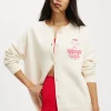 Active Knitted Graphic Bomber
