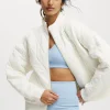 Active Quilted Zip Through