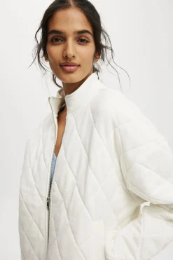 Active Quilted Zip Through