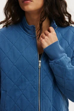 Active Quilted Zip Through