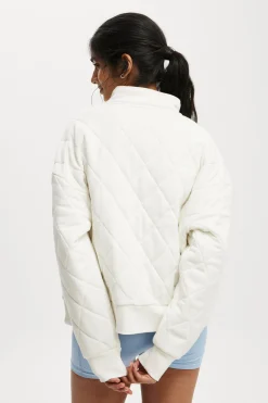 Active Quilted Zip Through