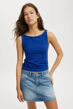 All Day Boat Neck Tank