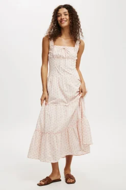 Aria Corset Detail Maxi Dress