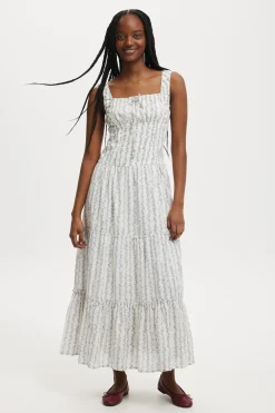 Aria Corset Detail Maxi Dress