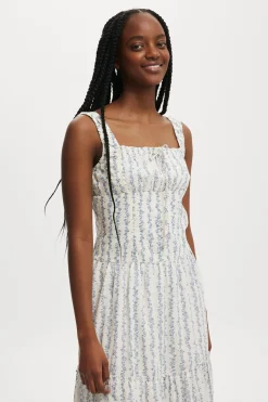 Aria Corset Detail Maxi Dress