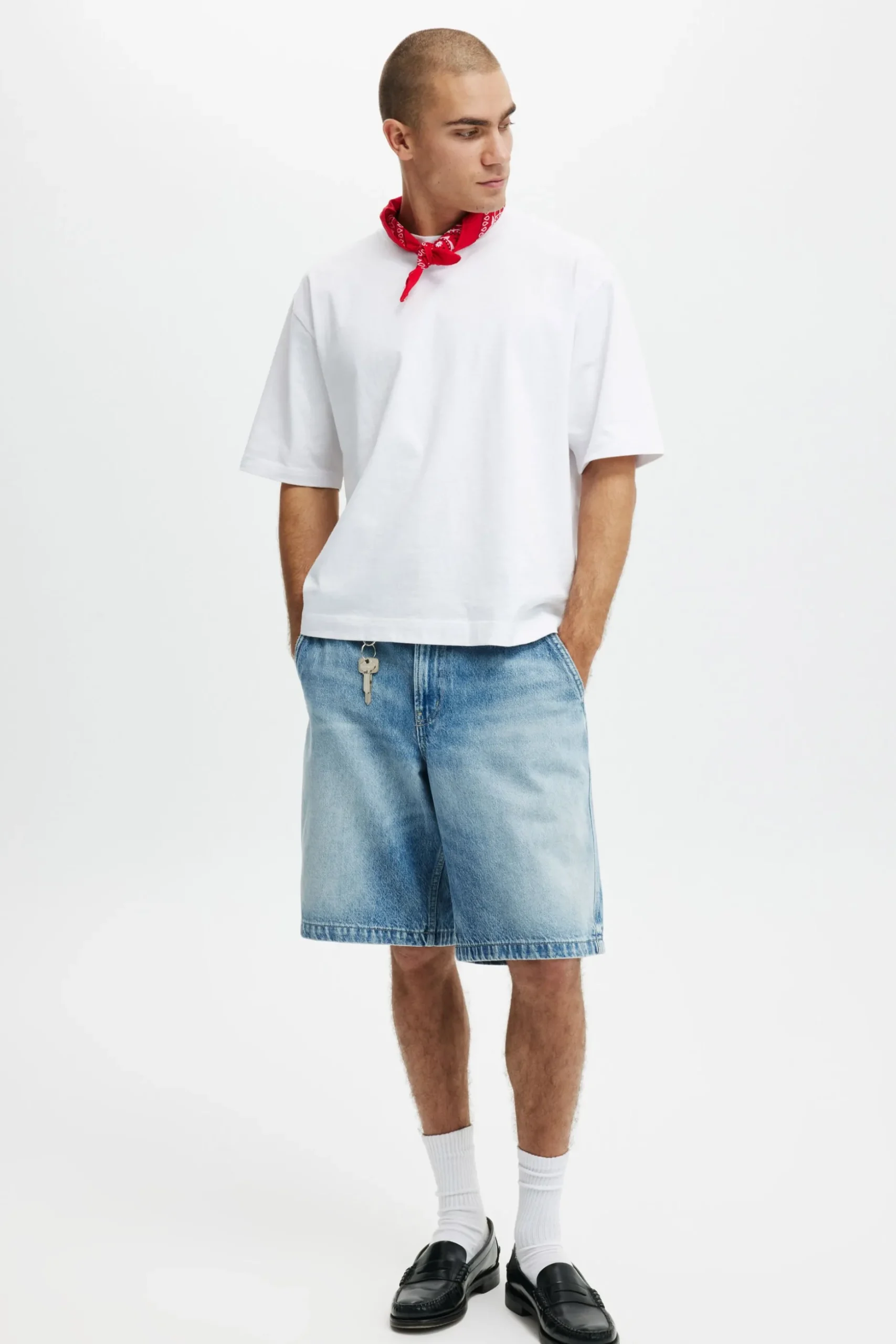 Baggy Denim Short