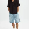 Baggy Denim Short