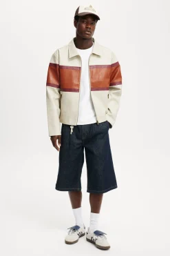 Baggy Pleat Denim Short