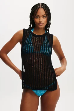 Beach Ladder Knit Top