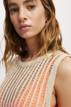 Beach Ladder Knit Top