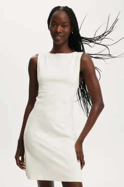 Bella Boat Neck Mini Dress