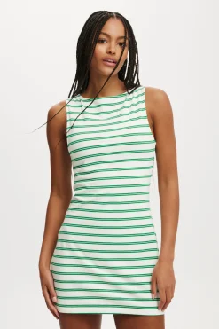 Bella Boat Neck Mini Dress