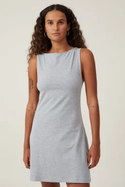 Bella Boat Neck Mini Dress