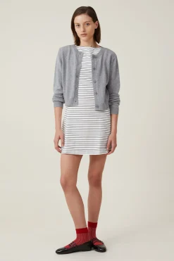 Bella Boat Neck Mini Dress