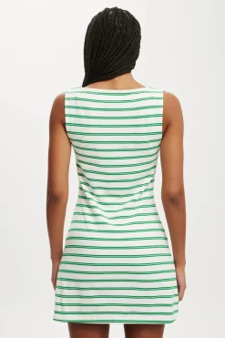 Bella Boat Neck Mini Dress