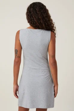 Bella Boat Neck Mini Dress