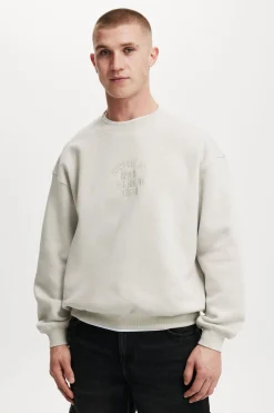 Box Fit Graphic Crew Sweater