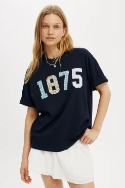 Boxy Tee Made With Liberty Fabric Graphic/Trims
