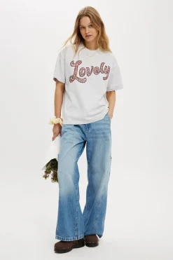 Boxy Tee Made With Liberty Fabric Graphic/Trims