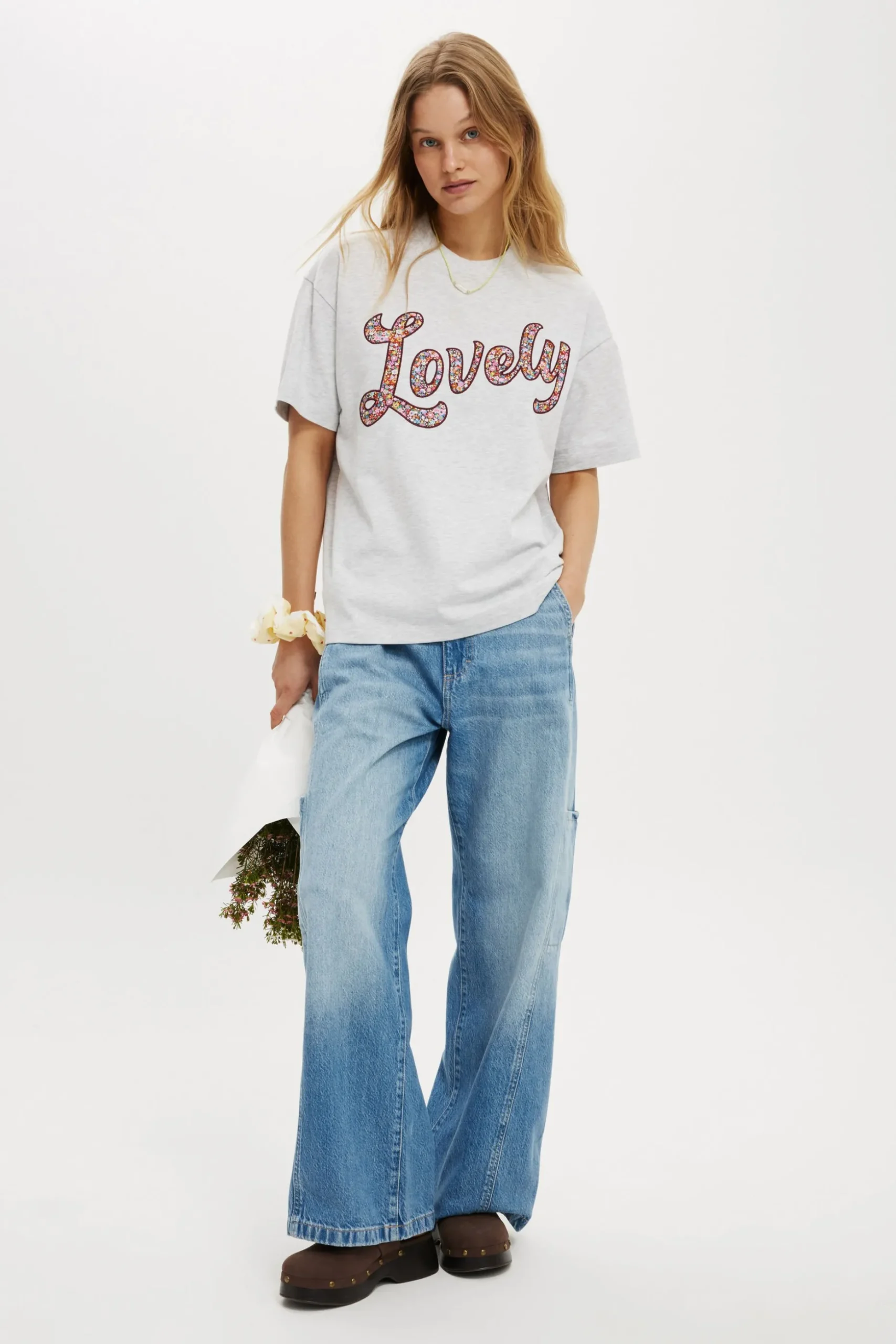 Boxy Tee Made With Liberty Fabric Graphic/Trims