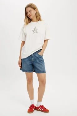Boxy Tee Made With Liberty Fabric Graphic/Trims