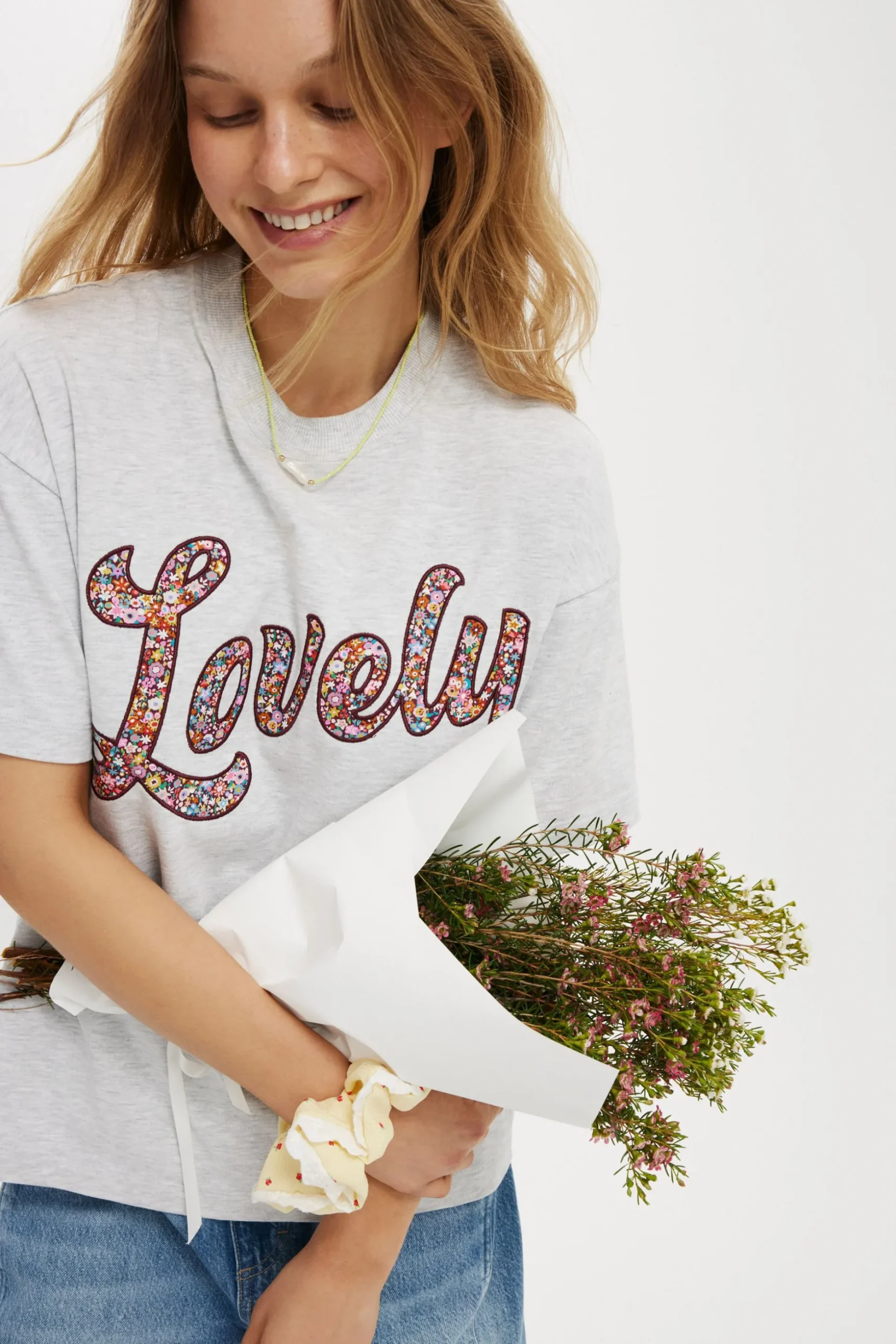Boxy Tee Made With Liberty Fabric Graphic/Trims