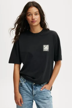 50 Cent Music Boxy Graphic Tee