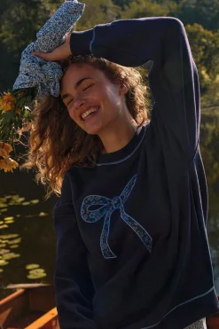 Classic Crew With Liberty Fabric Graphic