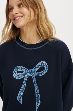 Classic Crew With Liberty Fabric Graphic
