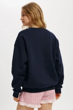 Classic Crew With Liberty Fabric Graphic