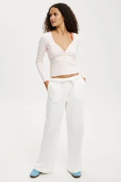 Classic Fleece Wide Leg Sweatpant