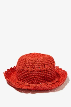 Emme Straw Bucket Hat