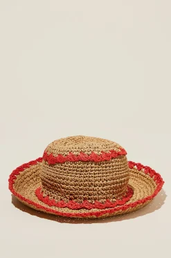 Emme Straw Bucket Hat