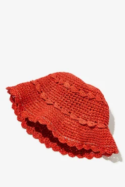 Emme Straw Bucket Hat