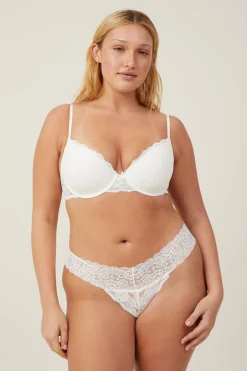 Everyday Lace Lightly Lined Bra