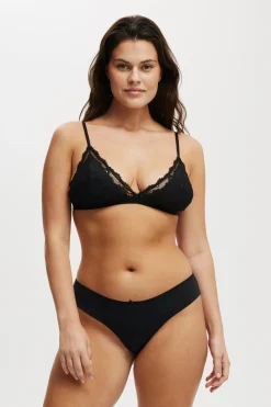 Everyday Lace Triangle Padded Bralette