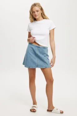 Gigi Denim Mini Skirt