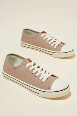 Harlow Lace Up Plimsoll