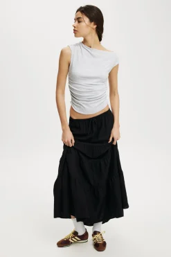 Haven Tiered Maxi Skirt