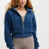 Hooded Sherpa Zip Through Jacket