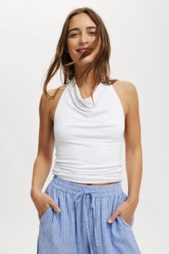 Isla Cowl Neck Halter