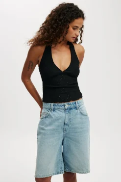 Kaia Textured Halter
