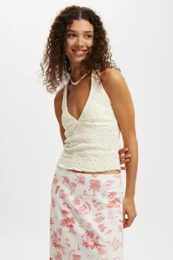Kaia Textured Halter