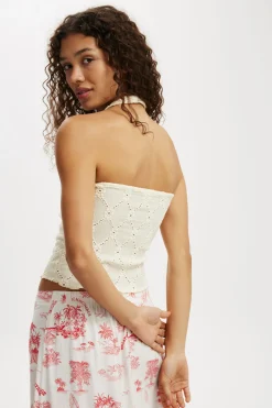 Kaia Textured Halter